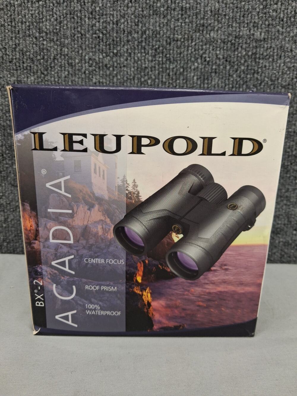 Leupold BX-2 Acadia Binoculars 8x42 mm Center Focus Roof Prism Black Brand New